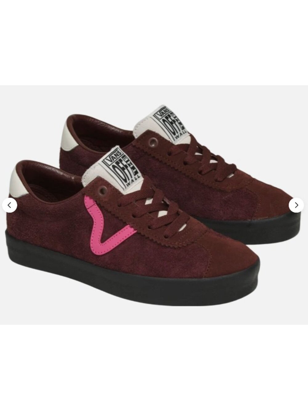 Vans Men's 5.5 / Women's 7 Low Top Sport Sneakers Pink/Brown NEW